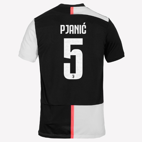 Camiseta Juventus NO.5 Pjanic 1ª 2019 2020 Blanco Negro